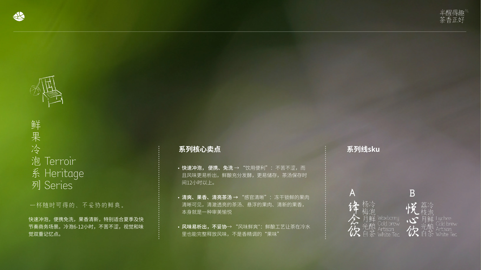 鲜果冷泡系列